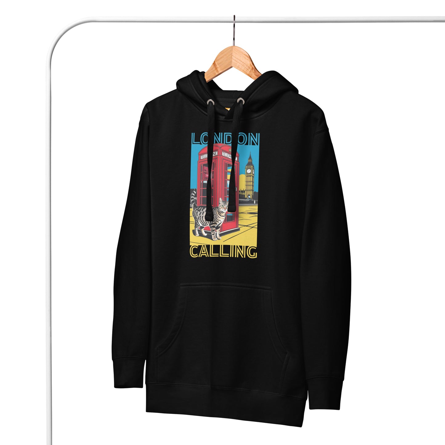 London Calling | Cat Hoodie