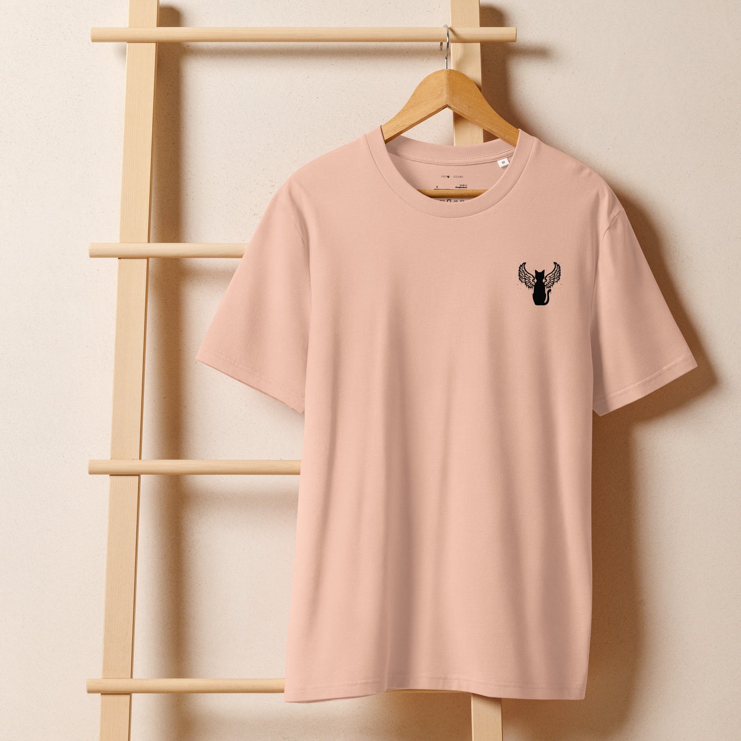 Fraiche Peche Sunset At The Docks Graphic Cat T-Shirt from Midnight Zoomies.